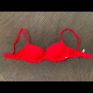 Victoria Secret Red Lace Bra